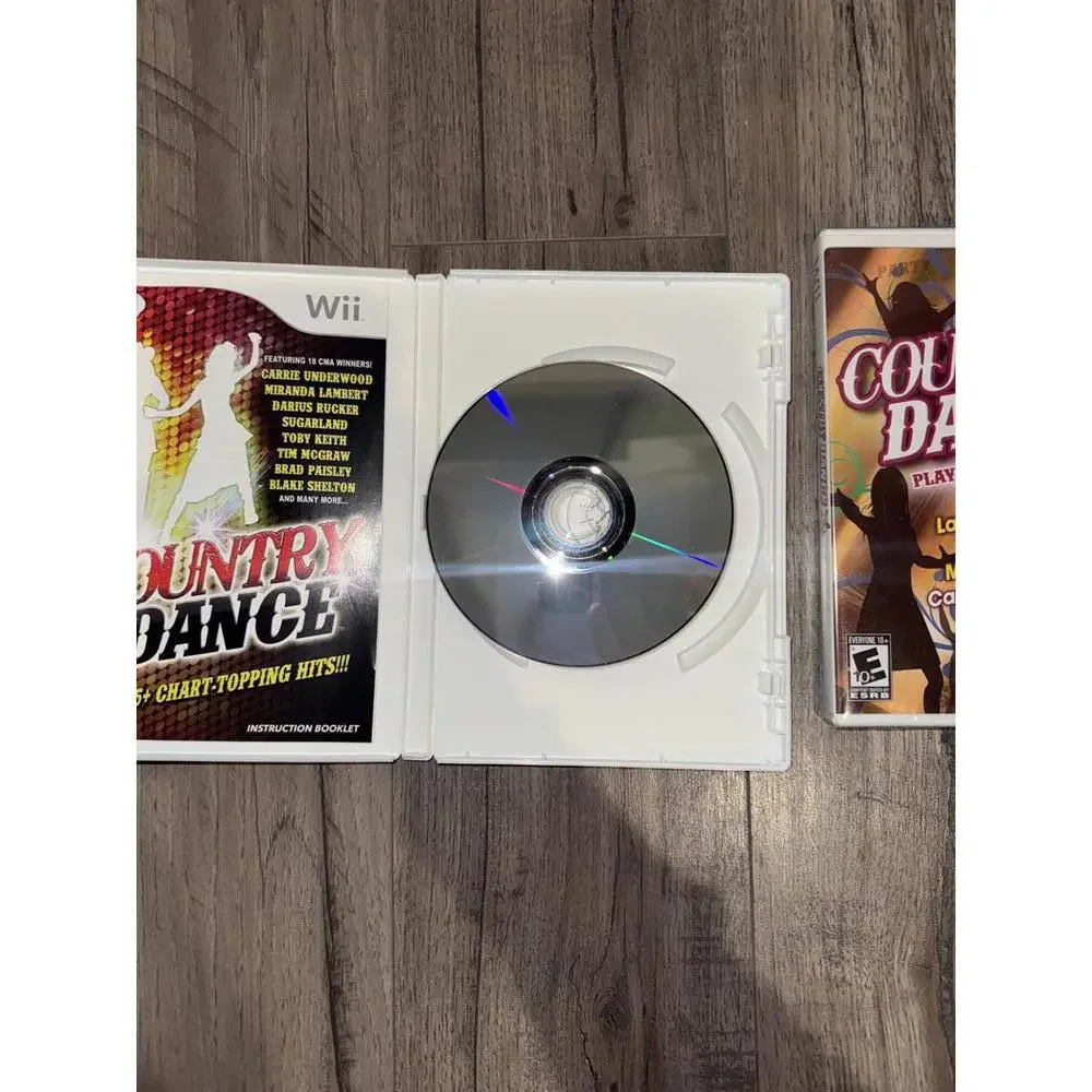 Wii Country Dance‎ & Country Dance 2 Game Bundle Nintendo Video Game Tested